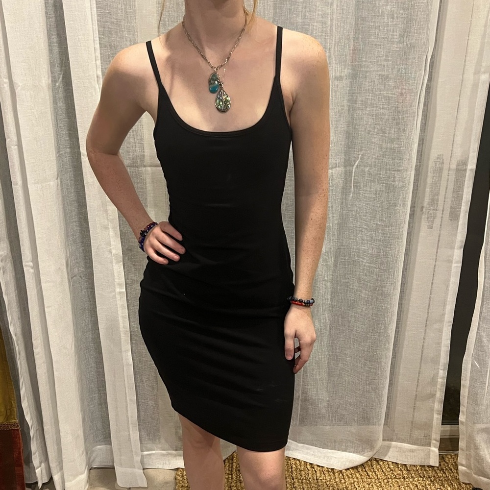 LuluLemon bodycon dress with built in bra. Size 4.